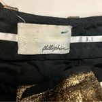 3.1 Phillip Lim Gold Bronze Metallic Pants Wide Leg Trousers Front Leg Seams sz6 Photo 13