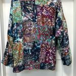 Sacred Threads  batik patchwork reversible Women's Jacket size m/L Photo 2