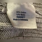 st. john's bay Gray V-Neck Cable Knit Sweater Photo 4