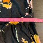 Fat Face Black Floral Midi Wrap Dress Puff Sleeve Tie Waist 6 Full Button Front Photo 11