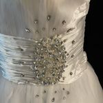 NEW May Queen Couture Crystal Embellished Cocktail Prom Party Dress Sz 16 A Line Photo 4