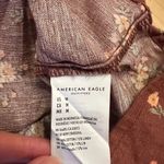 American Eagle  Maroon Floral Blouse Photo 2