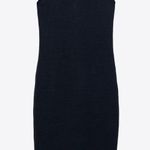 ZARA NEW Ribbed Sleeveless Turtleneck Midi Dress in Black SZ S Photo 9