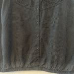 Torrid ⭐️ sleeveless black and white polka dot pleated chest blouse size 4 Photo 4