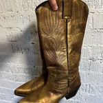 Steve Madden Vintage Gold Cowboy Boots Photo 2