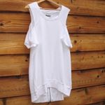 Pam & Gela NWT  White Top Sweat Shirt Photo 2