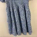 Old Navy floral smocked waist defined puff sleeves Size Medium Photo 5