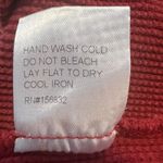 Bibi Women’s Henley Top Medium Waffle Knit Burnt Orange Photo 5