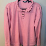 Lands' End  Knit Pullover Sweatshirt‎ Size Large (14-16) Pink Photo 0
