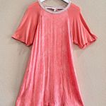 Anthropologie Saturday Sunday  Peach Caspian Tunic Shirt Dress Sz L Boho Beachy Photo 1