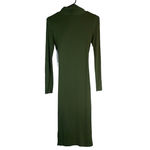 ASOS Olive Green Mock Wrap Style Neck Maxi Dress Women Sz 4 Photo 6