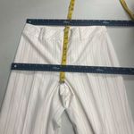 Ann Taylor  LOFT Women’s Pants Lined Size 6P Ivory With Brown & Pink‎ Stripes Photo 4