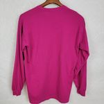 Victoria's Secret  Womens Sweatshirt Size M Pink Pullover Crew Neck Long Sleeve Photo 1
