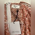 On You coral and white floral maxi NWT Pink Size M Photo 2