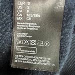 Divided Navy Blue Long Sleeve Cropped Women's Sweatshirt Small Activewear Casual Photo 4