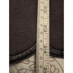 Laundry by Shelli Segal  Blazer Gray Faux Leather Trim Elbow Patch Jacket Size 12 Photo 6