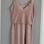 Strappy Champagne Pink Mini Dress Size 4 Photo 3