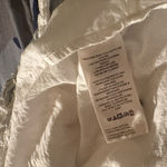 Anthropologie ANTHRO Pilcro Mock-Neck Cream Multi Floral Ruffle Hem Lined Mini-Dress EUC L Photo 14