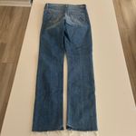MOTHER The Mid Rise Dazzler Ankle Fray Jeans We the Animals Women's Size 25 Blue Photo 8