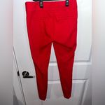 Loft NWT Petites Marisa Skinny Size 00P Red Fitted Slack Professional Pants HTF Photo 1