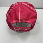 Distressed Live Laugh Love Strapback Hat Baseball Cap Hot Pink Adjustable Womens Photo 3