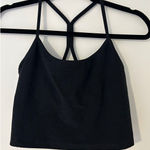 Beyond Yoga  Spacedye Slim Racerback Cropped Tank Sports Bra EUC L Darkest Night Photo 0