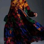 Anthropologie  Siddhartha Bansal Button-Front Tiered Floral Maxi Dress Si…A-47 Photo 0