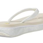 VOLATILE Untamed Flip Flops PV102 in White Metallic, Size 11, New in Box Photo 1
