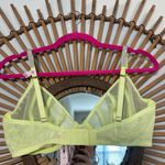 Victoria's Secret NWT  Sheer Shine Low-Cut Demi Bra Citron Glow 36D Mermaidcore Photo 8