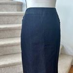 Talbots NWT  Denim Chambray Ruffle Pocket Pencil Skirt Photo 0