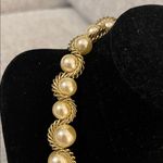Kenneth Jay Lane KJL Gold Tone and Faux Pearl Necklace Photo 2