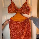 SEQUIN SHORT GLITTER HOMECOMING DRESS Size 10 Photo 3