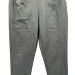 Princess Polly Polly Black Faux Leather Coated Skinny Ankle Zip Pants Size 8 Photo 2