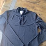 H&M  black long sleeve bodysuit front‎ keyhole cut out size L Photo 4