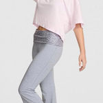 Victoria's Secret Y2K  All Day Cotton Foldover Waist Flare Yoga Pants Photo 0