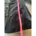 Old Navy  Velvet Blazer Jacket Womens Small Black Career One Button Preppy Office Photo 11