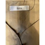 Fifth Japan Beige Blouse — Structured Waist Pleated Detail Size M / Fits USA 4–6 Tan Size M Photo 2