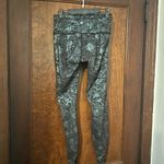 Lululemon  Wunder Under Logo Floral Iridescent Tight 28" Shine Leggings 6 Photo 2