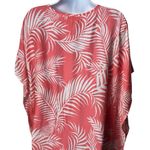 Cleobella  Dreamy Sunset Palm Print Coral Color Cover Up Resort Coastal Travel OS Photo 5