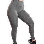 Till You Collapse Til You Collapse Gray High Waist Leggings small Photo 0