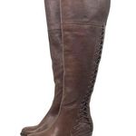 Vince Camuto NWOT Lace Up Leather Riding Boots Photo 0