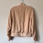Avec Les Filles  Satin blush pink bomber jacket 1056 Photo 6