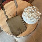 Mark Cross Vintage Mini Green Khaki Leather Crossbody Bag Photo 2