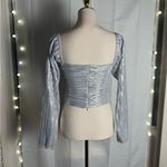 FORE Silver Metallic Women's Top Photo 4