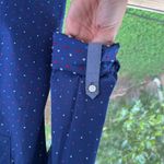 Tommy Hilfiger  Women's Americana Dot Popover Top Blue Size S Photo 2