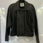 Tannery West Vintage Brown Leather Jacket Cinch Waist Size Large Photo 0