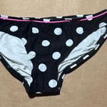 Coco Rave Women’s  Small Black & White Polka Dot Bikini Swim Classic Bottom NWT Photo 0