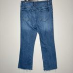 Kensie  Savannah High Rise Bootcut Ankle Jeans 8 Blue Raw Hem Y2K Softcore Chic Photo 1