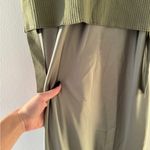 ALLSAINTS Hayes Maxi Dress in Oil Green M Photo 7