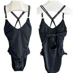 Time And Tru  side ruching one piece swimsuit Photo 0